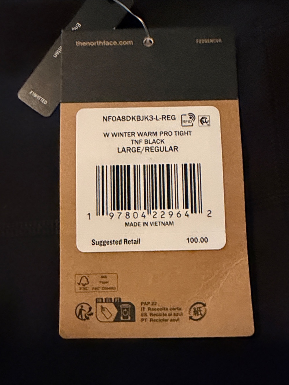 NWT The North Face Black Leggings - Picture 8 of 9